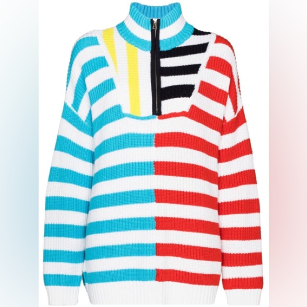 Staud Hampton Striped Sweater